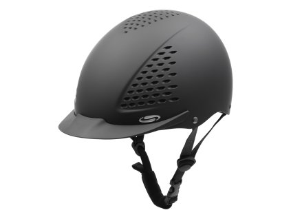Helma jezdecká SWING H23 Shine (Barva matná černá, Velikost 51 - 54 cm)