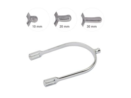 Šporny s řemínkem Waldhausen (Barva Pánové, Velikost 10 mm)