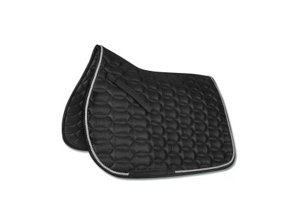 Podsedlová dečka Ancona Waldhausen (Barva černá/stříbrná, Velikost D)