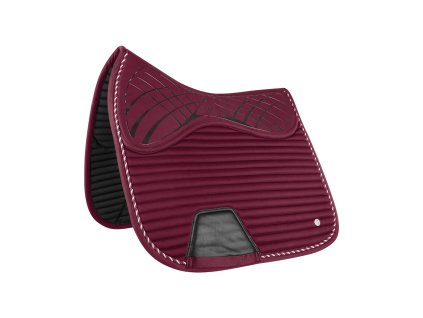 Podsedlová dečka Riga (Barva sametově červená, Velikost D)