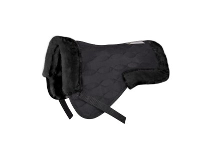Podložka pod sedlo tlumící s beránkem Waldhausen (Barva černá/černá, Velikost PON)