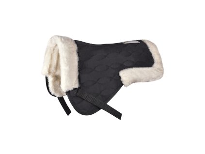 Podložka pod sedlo tlumící s beránkem Waldhausen (Barva černá/přírodní, Velikost PON)