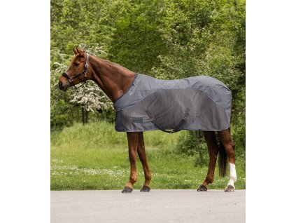 Deka proti hmyzusíťovaná Comfort Waldhausen, s nepromokavými zády (Barva šedá, Velikost 115 cm)