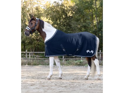 Odpocovací deka Lucky (Barva půlnoční modř, Velikost 85 cm)