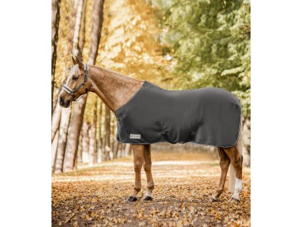 Deka proti hmyzu síťovaná s křížovým zapínáním Economic Waldhausen (Barva šedá, Velikost 115 cm)