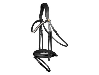 Uzdečka Waldhausen S-Line Timeless (Barva černá/černá, Velikost VB)