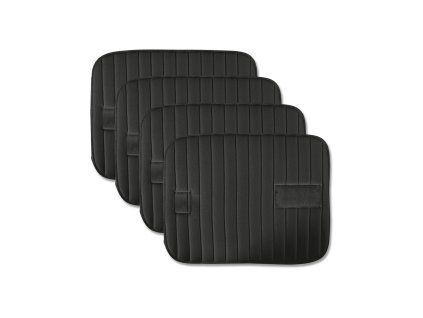 Podložky pod bandáže se suchým zipem Waldhausen, sada 4ks (Barva černá)