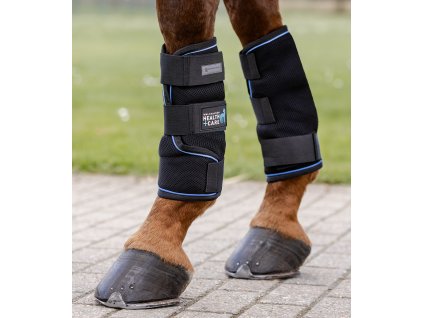 Kamaše Waldhausen Health + Care chladivé, pár (Barva černá, Velikost L)