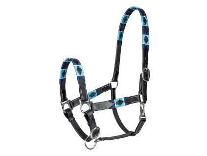 Ohlávka kožená Polo Waldhausen (Barva černá, Velikost PON)