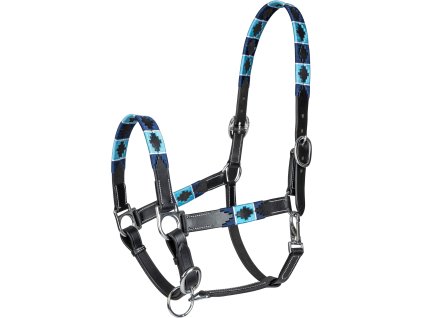 Ohlávka kožená Polo Waldhausen (Barva černá, Velikost PON)