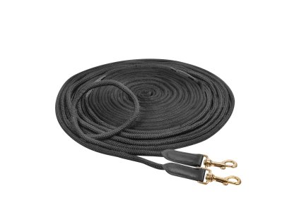 Lonž dvojitá Waldhausen (Barva černá, Velikost 16 m)