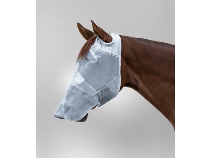 Maska proti hmyzu PREMIUM s ochranou uší a nosu (Barva stříbřitě šedá, Velikost PON)