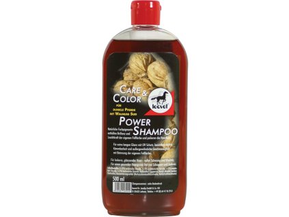 LEOVET POWER Sampon s orechy pro tmave kone 500ml 0205202414142777215
