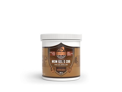 MSM gel s CBD TOPVET 500 ml