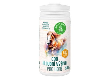 Zelená Země CBD 500 mg kloubní výživa pro koně 500 g