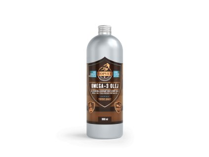Omega 3 olej TOPVET 1000 ml