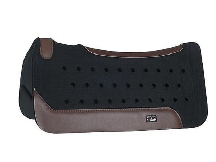 Westernová dečka HKM Texas Air – polstrovaná, kožené lemy