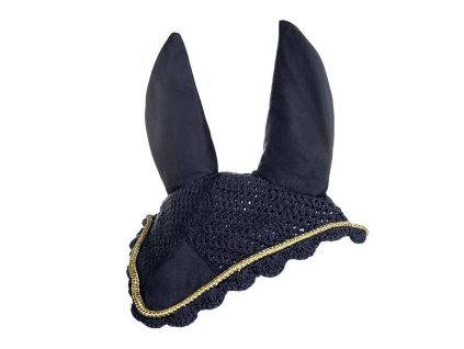 Čabraka HKM tmavě modrá se zlatou šňůrou