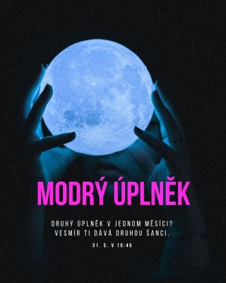 🌕 Modrý úplněk aka 2. úplněk v měsíci. V neděli v 10:45. Co ti přináší a co od něj čekat? 💙 #uplnek #modryuplnek #bluemoon...