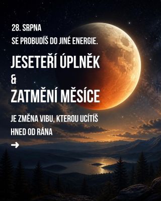🕶️ Zítra máš jedinečnou šanci to konečně ukončit. ☠️ Už žádné nalhávání si, že „se to poddá“. Zatmění zítra ráno strhává...