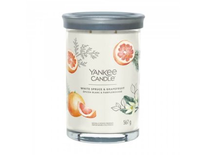 yankee candle tumbler z 2 knotami white spruce grapefruit b iext141143212