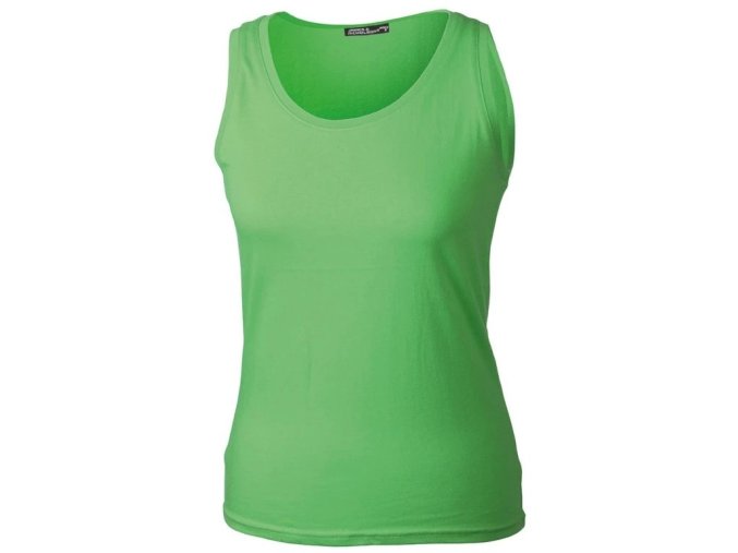 364(22) klasicke damske tilko bez rukavu zelena limetkova