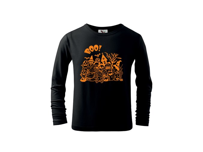 boo kids long black