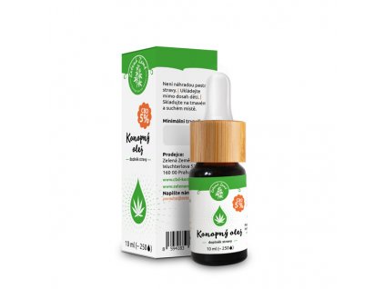 CBD Konopný olej 5%, 10 ml