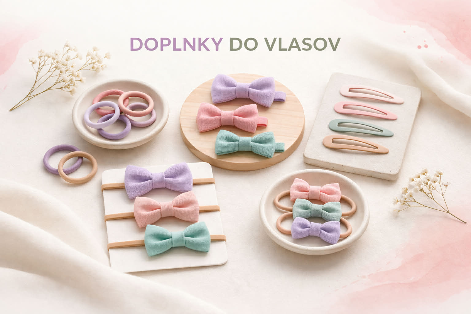 Vyberte si minimalistické doplnky do vláskov, pre malé dámy