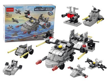 224742 stavebnice vojensky vrtulnik 6v1