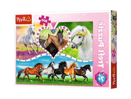 224916 puzzle 200 dilku krasni kone trefl 13248