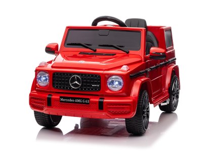 Акумулаторна кола Mercedes Benz G63 кабрио червена