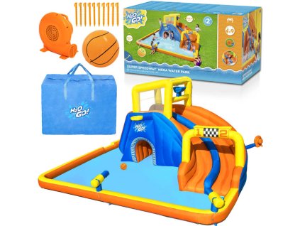 pol pl Bestway ogromny WODNY PLAC ZABAW 551x502x265cm zjezdzalnia scianka 53377 16609 10