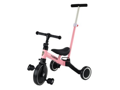 pol pl Rower Trojkolowy PRO50 Rowerek Z Raczka Do Prowadzenia Rozowy 25836 2