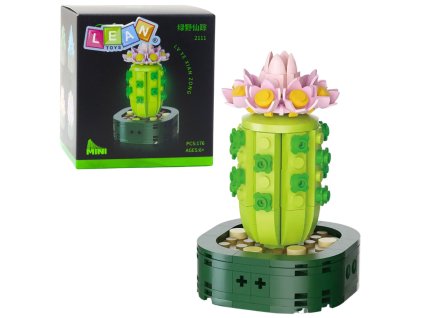 pol pl Mini Klocki Konstrukcyjne Kaktus Z Rozowym Kwiatem 176 el 26694 1