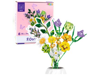 pol pl Klocki Konstrukcyjne Dekoracyjny Bukiet Kwiaty Kolorowe 925 el 23710 1