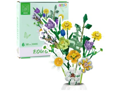 pol pl Klocki Konstrukcyjne Dekoracyjny Bukiet Kwiaty Kolorowe 997 el 23713 1