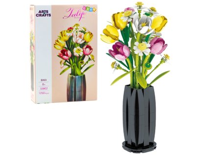 pol pl Klocki Konstrukcyjne Bukiet Tulipany W Wazonie 1250 el 23694 1
