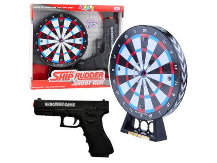 pol pl Zestaw Pistolet Laserowy Z Tarcza Gra Strzelecka Swiatla Dzwieki 24272 1