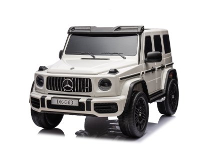 Електрическа кола Mercedes G63 AMG 2x24V 4x200W XXL бяла