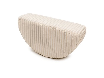 Dětský pěnový houpací taburet SHAPPY premium manšestr WAFFLE (Barva Brown Sugar)