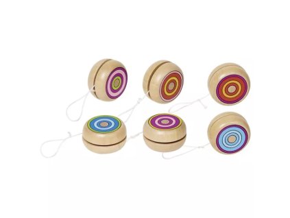 237984 drevene jojo barevne krouzky