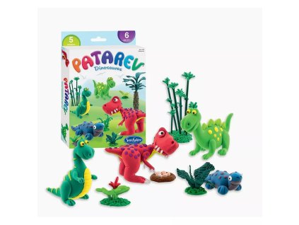 240825 modelina patarev mini dinosauri