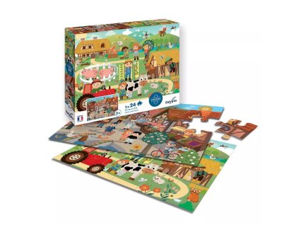 240795 puzzle na farme a ve meste