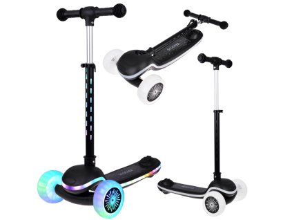 pol pl Balansowa hulajnoga SCOOTER 3 kolowa KOLOROWE SWIATELKA i MUZYKA SP0812 21885 11