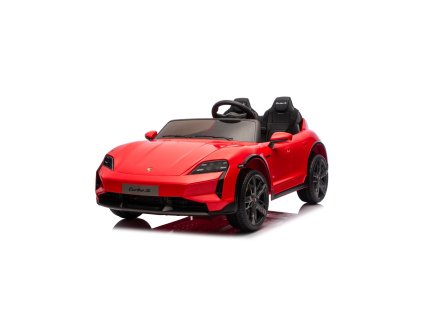 pojazd porsche taycan turbo s czerwony (8)