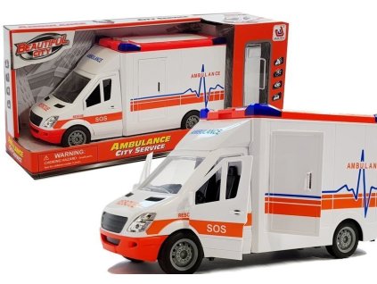 pol pl Ambulans na Baterie z noszami Dzwiek i Swiatlo 5932 4