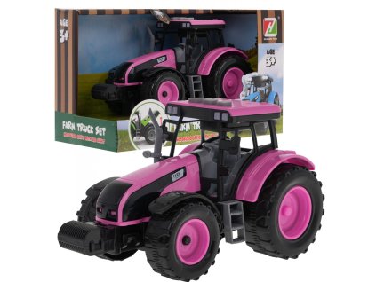 Interaktivní traktor růžový1