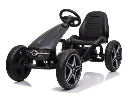 Dětská šlapací motokára Mercedes XMX610 černá1