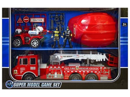 Velký požární vůz + přilba 10